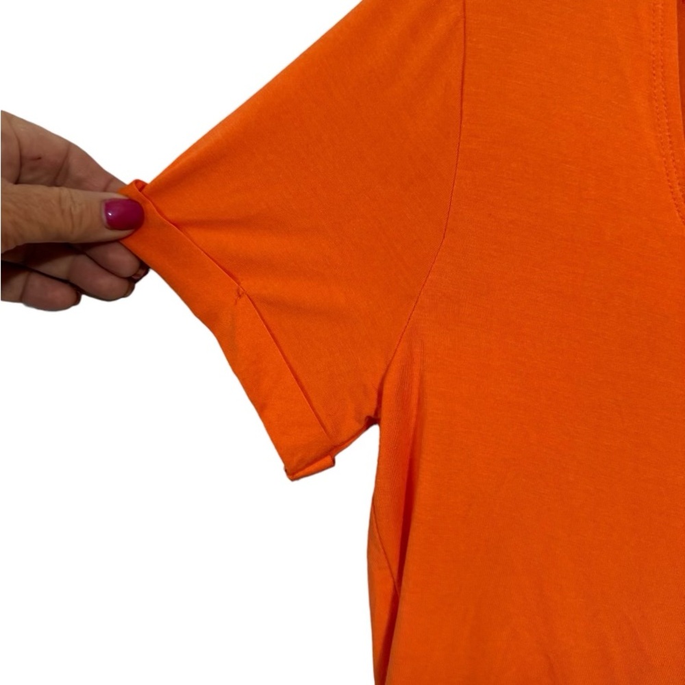 * NWT   ORANGE BODYSUIT TOP   LARGE/XLARGE   #G - Picture 3 of 7